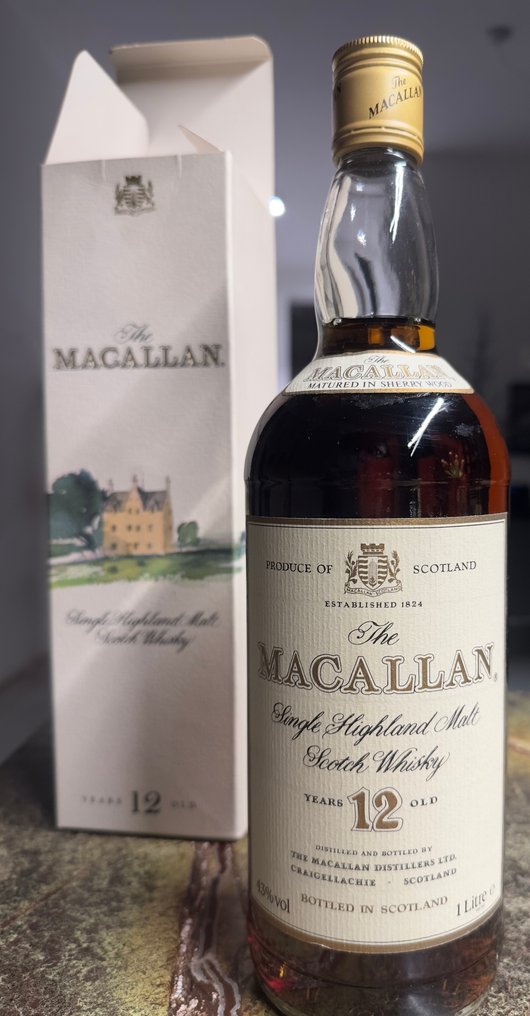 Macallan 12 years old  - b. Lata 80. - 1 Litre #1.0