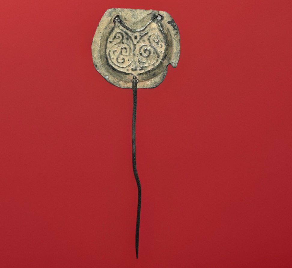 伊斯蘭 青銅色 Hairpin, 中世纪的 - 6.8 cm  (沒有保留價) #1.0