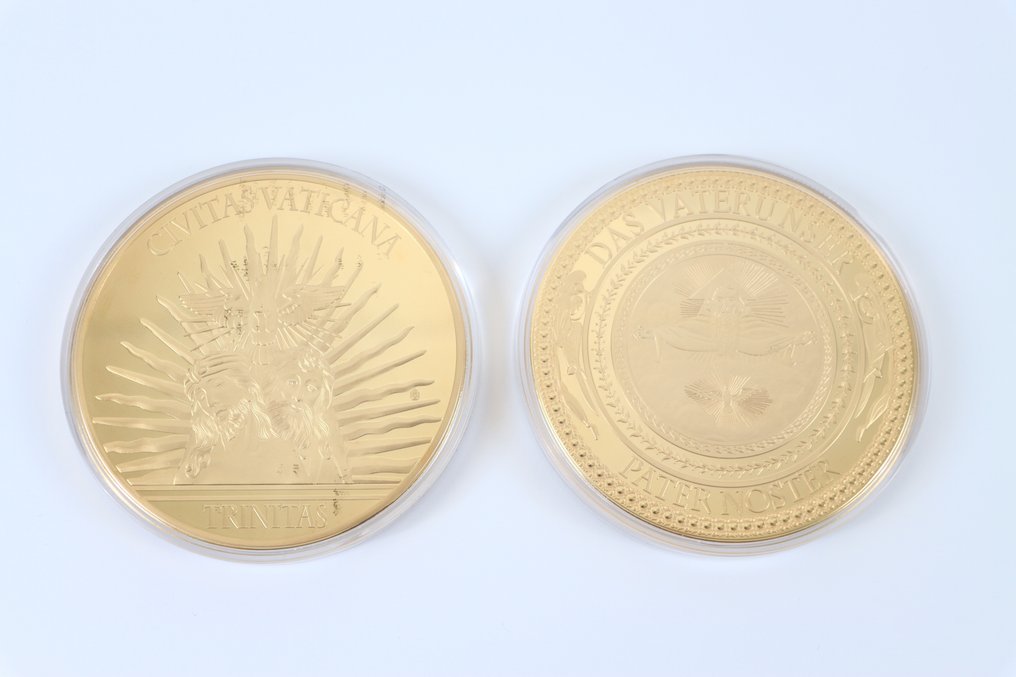 Netherlands. Medal 2x Herdenkingsmunt (2x 376 Gram) (Proof) Verguld  (No reserve price) #3.2