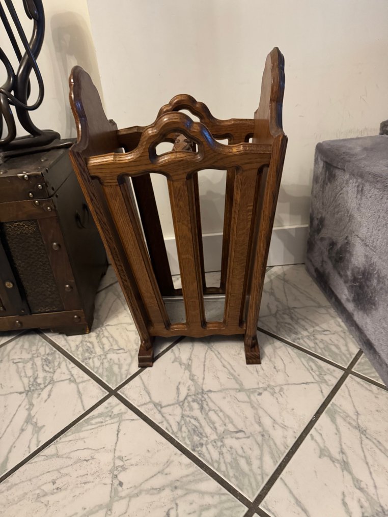 Paraplystativ/holder - Træstik paraplyholder - Træ #1.0