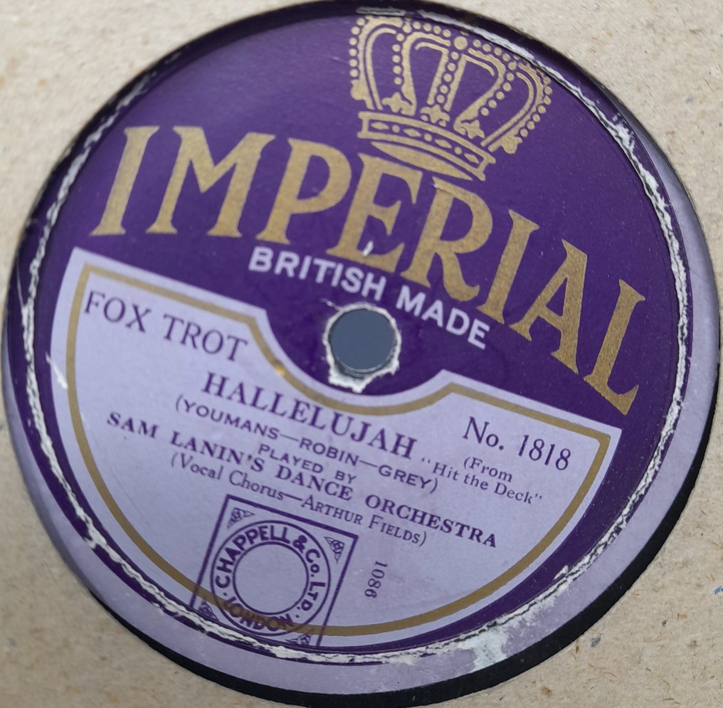 Glenn Miller, Fats Waller, Benny Goodman, Gershwin / Ambrose - From “Moonlight Serenade” to “Rhapsody in Blue” (17 records) - 78 RPM shellac rekord - 1927 #2.1