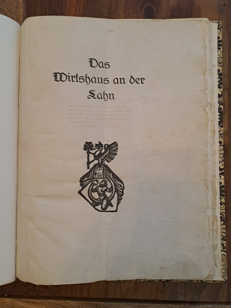 Sidonius von Schrom, Treldewehr - Das Wirtshaus an der Lahn - 1922 #1.0