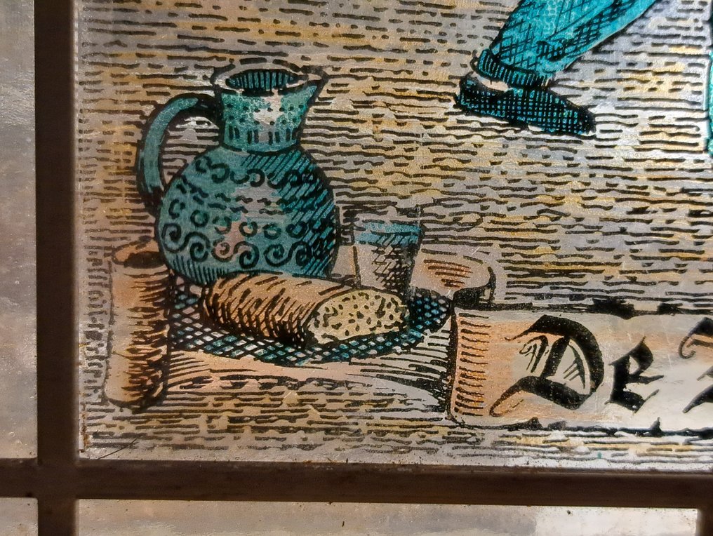  Glasmosaik vindue - sixties - De Zaaier  #2.1