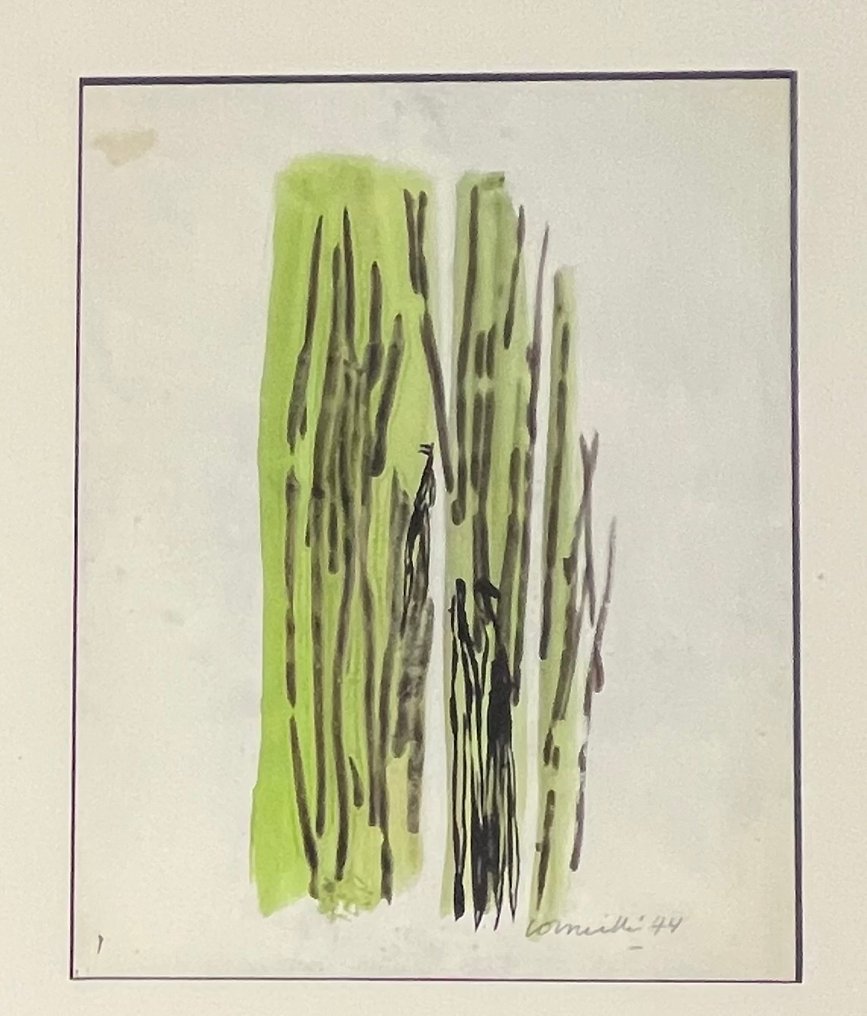 Corneille (1922-2010) - Dessin ancien "Herbes", 1944 #2.1