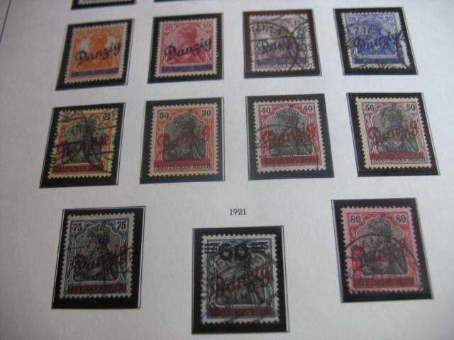 Danzig  - Très belle collection de timbres avec un petit service interne, presque complète. #3.2
