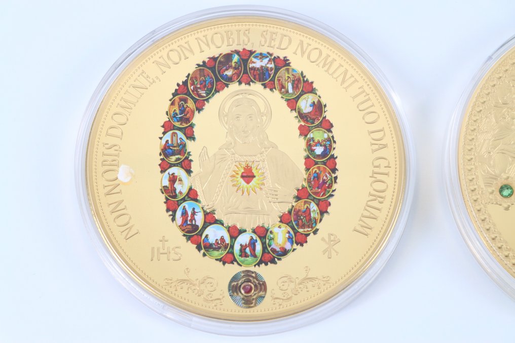 Netherlands. Medal 2x Herdenkingsmunt (2x 376 Gram) (Proof) Verguld  (No reserve price) #1.0