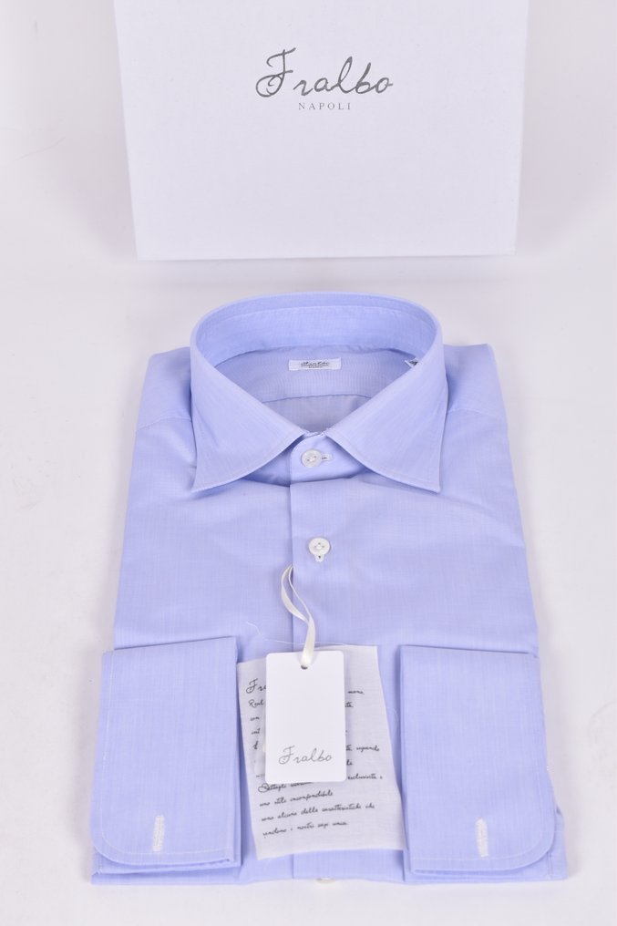 FRALBO NAPOLI - 40 - 200/2 Luxury Katoen - No reserve price - Πουκάμισο - New with tags #1.0