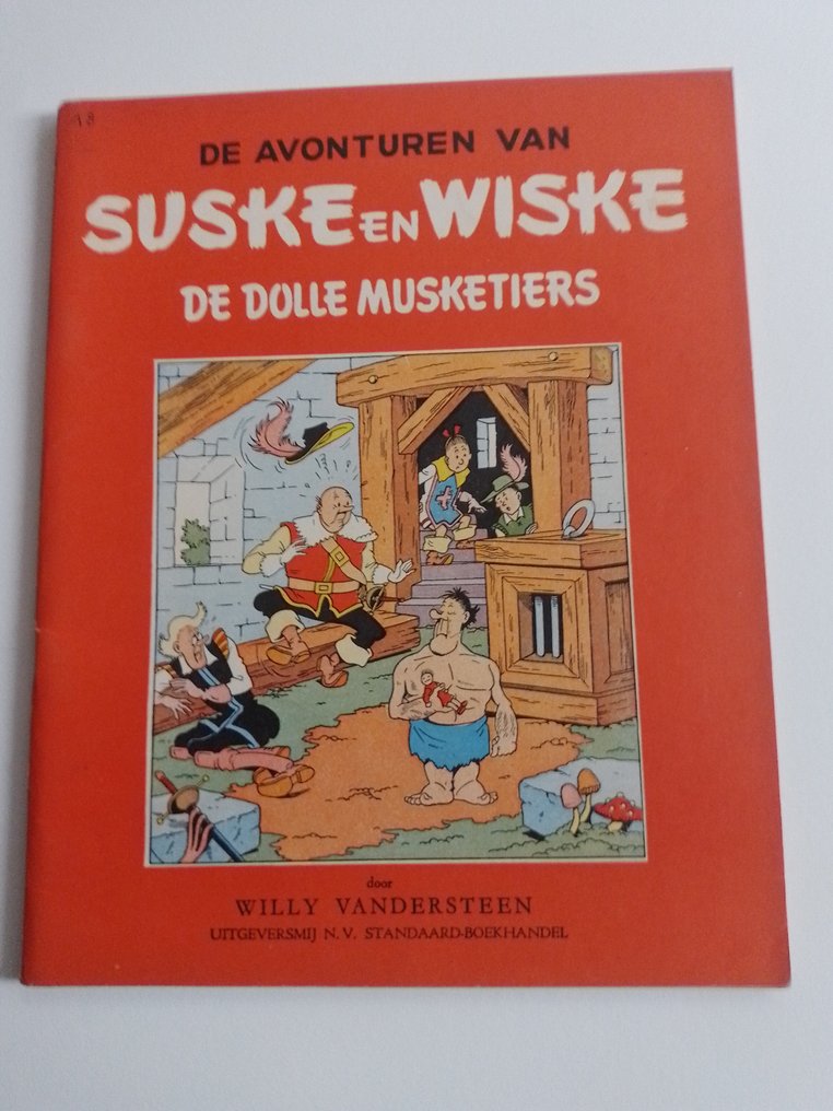 Suske en Wiske RV-18 - De dolle musketiers - 1 Album - First edition - 1953 #1.0