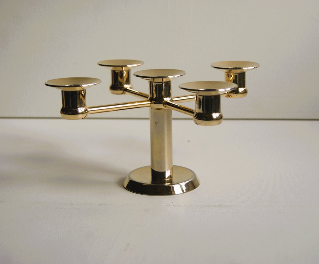 Altecco - Κηροπήγιο - Ορείχαλκος - Επιχρύσωση 24 καρατίων. #3.2