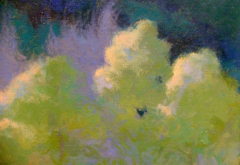 École espagnole (XX) - Ecos de color en el bosque #4.3