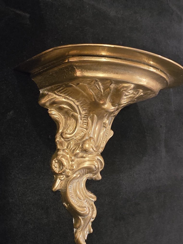 Vegghylle enhet (2) - Messing, Bronse - (h. 16cm) #4.3