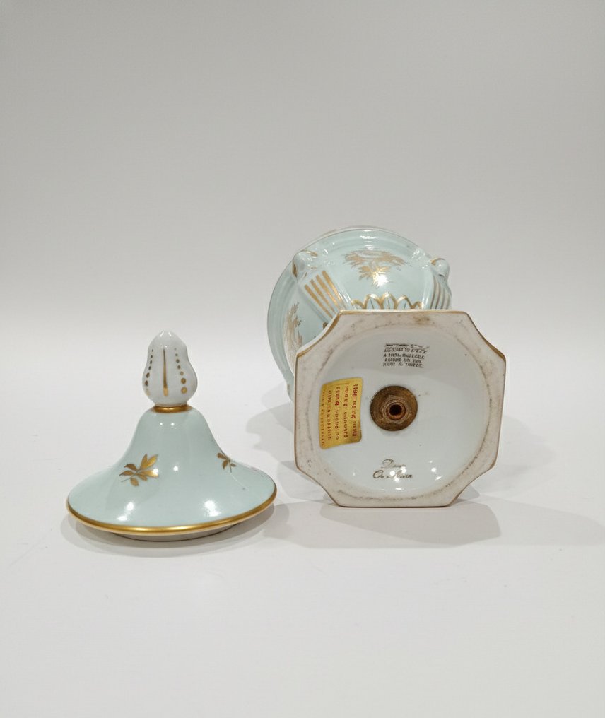 Edition d'art à tirage réservé - Porcelaine de couleuvre - Lidded花瓶 (2)  - 瓷器 - 瓷器花瓶 #2.1