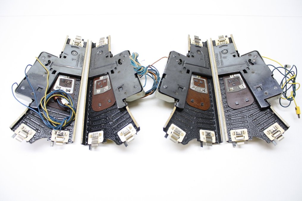 Märklin H0 - 模型火車軌道 (10) - 10x M轨道轨道 + 3轨（复古）Wissels #2.1