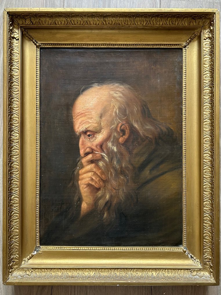 Ευρωπαϊκή σχολή (XIX) - Overdenkende monnik #1.0