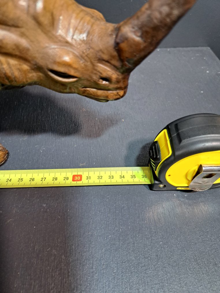 Άγαλμα, Twee Aziatische Neushoorns - 20 cm - Δέρμα #4.3