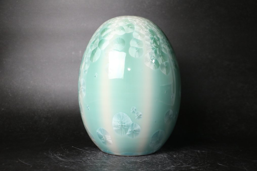 Kiiei Hanaire - Λαμπερό Κεραμικό Βάζο από το Κιότο - Κεραμικό - 五雲 Goun (1957-) - Ιαπωνία - 1900-2000 #3.2