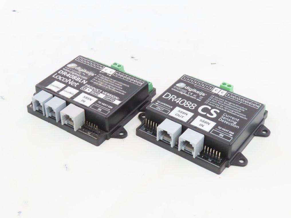Digikeijs 0, H0, N, TT - DR4088LN CS/DR4088 CS - Ψηφιακή μονάδα ελέγχου (2) - 2x 16-κανάλ s88N CS terugmeldmodule #1.0