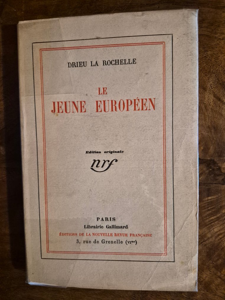 Drieux la Rochelle - "Le Jeune Europèen" - 1927 #1.0