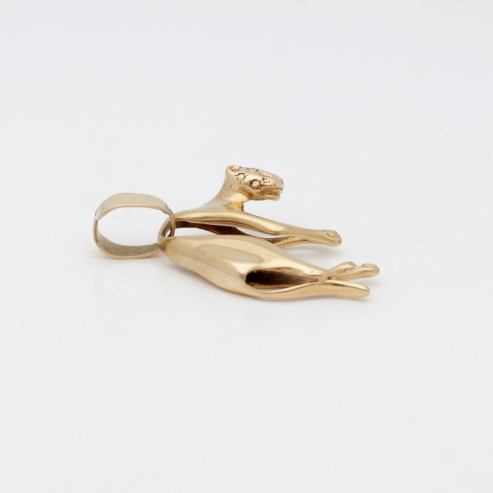 Pendentif - 14 carats Or jaune - Panthère / Léopard #3.2