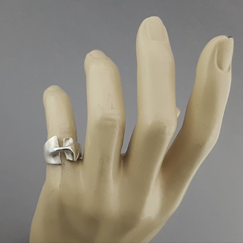 χωρίς τιμή ασφαλείας - Lapponia - Δαχτυλίδι Ασημί -  0.00ct. tw. - Σχεδιαστής Björn Weckström #4.3