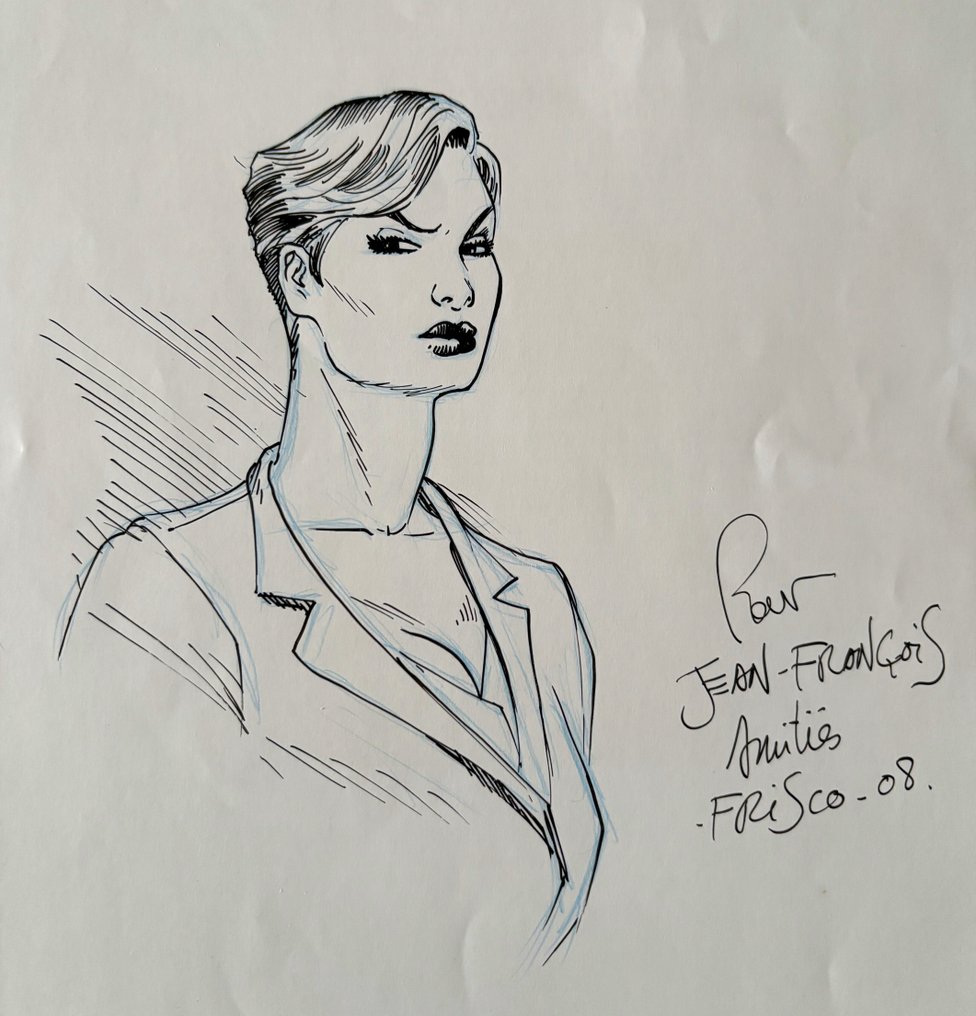 Frisco - Elysée République - 1 Eredeti dedikált rajz - 2008 #1.0