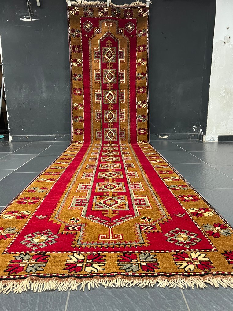 Kazak 自然色（新） - 地毯 - 410 cm - 100 cm #1.0