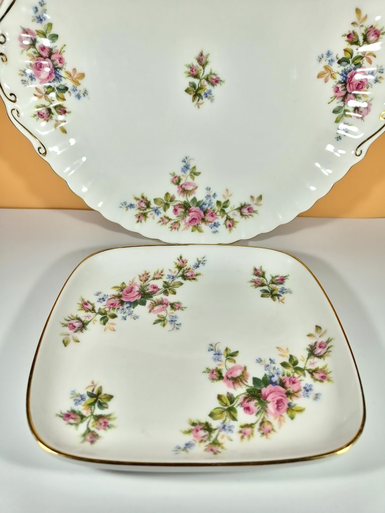 Royal Albert - Royal Albert - Serving tray (2) - Bone - Royal/Moss Rose/(c.1957) #3.2