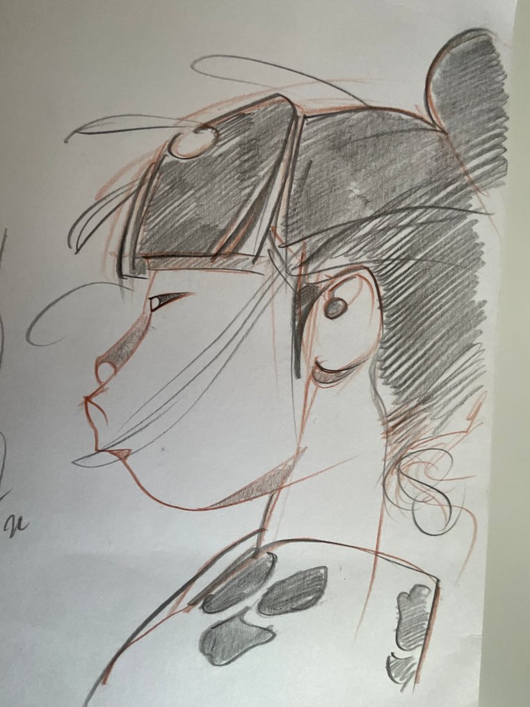 Michetz, Marc - 1 Original colour drawing - Geisha - 2020 #3.2