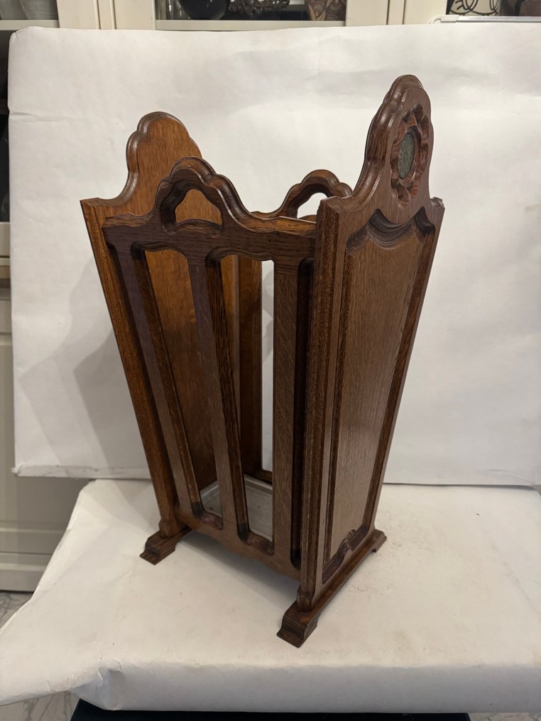 Paraplystativ/holder - Træstik paraplyholder - Træ #1.0