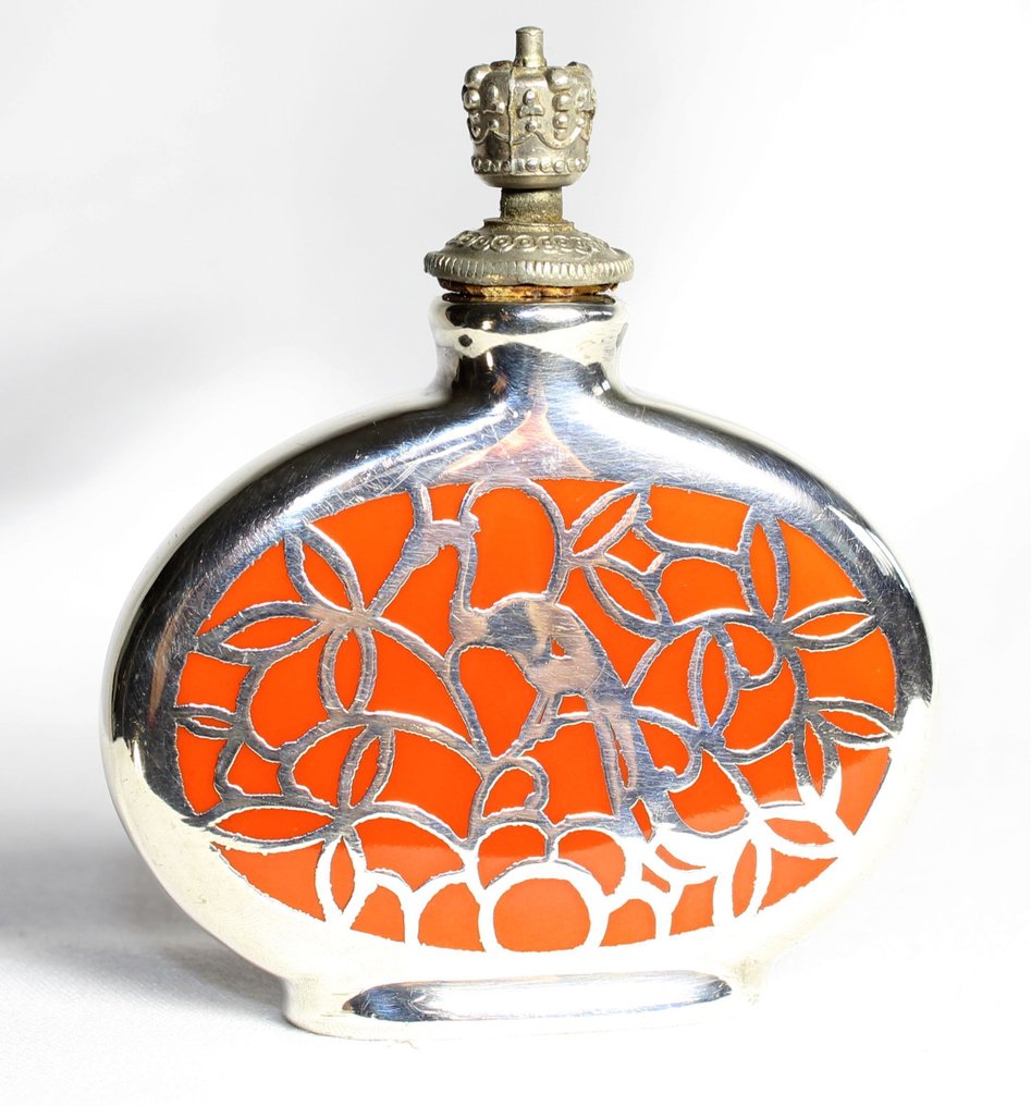 Friedrich Wilhelm Spahr - Friedrich Wilhelm Spahr - Φιάλη αρώματος - Πορσελάνη, Επάργυρο, Σμάλτο, Κασσίτερος #1.0