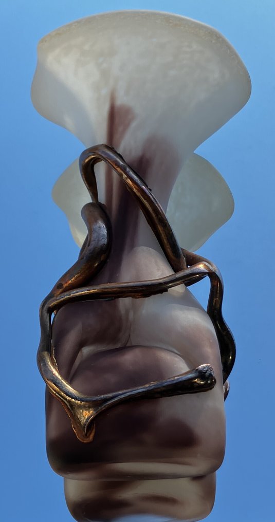 Filip Ravert - Βάζο - Γυαλί, Μπρούντζος - Unikat #2.1