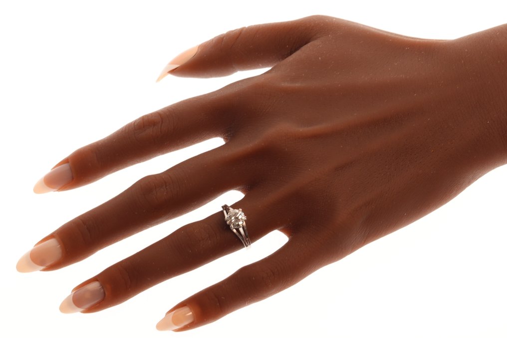 χωρίς τιμή ασφαλείας - Δαχτυλίδι Πλατίνα -  1.20ct. tw. Διαμάντι (Φυσικό)  - Αντίκες δεκαετίας του 1950 #1.0