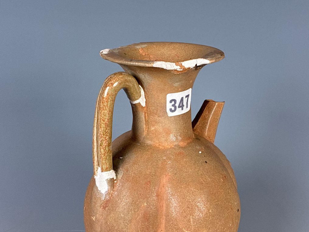 青釉瓜形执壶（Lot.00347） - 陶器, 陶瓷 - 中國 - 20世紀 #4.3