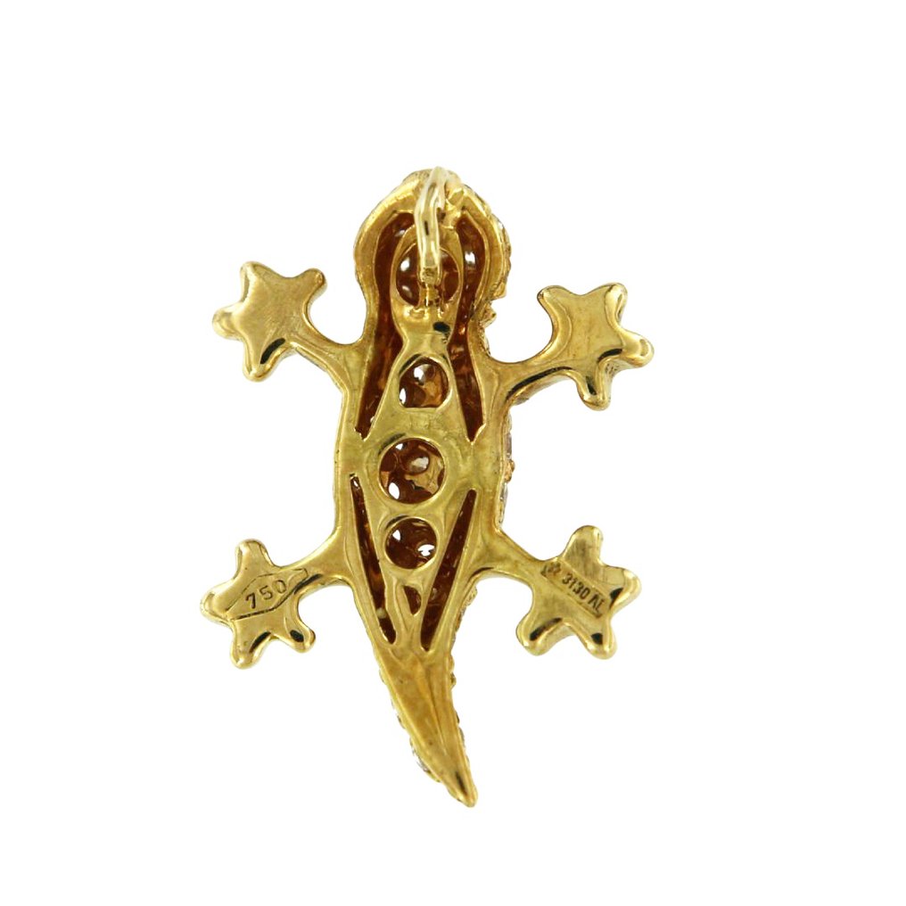 χωρίς τιμή ασφαλείας - Crivelli - Κρεμαστό κόσμημα - 18 καράτια Κίτρινο χρυσό -  0.24ct. tw. - Διαμάντι #3.2