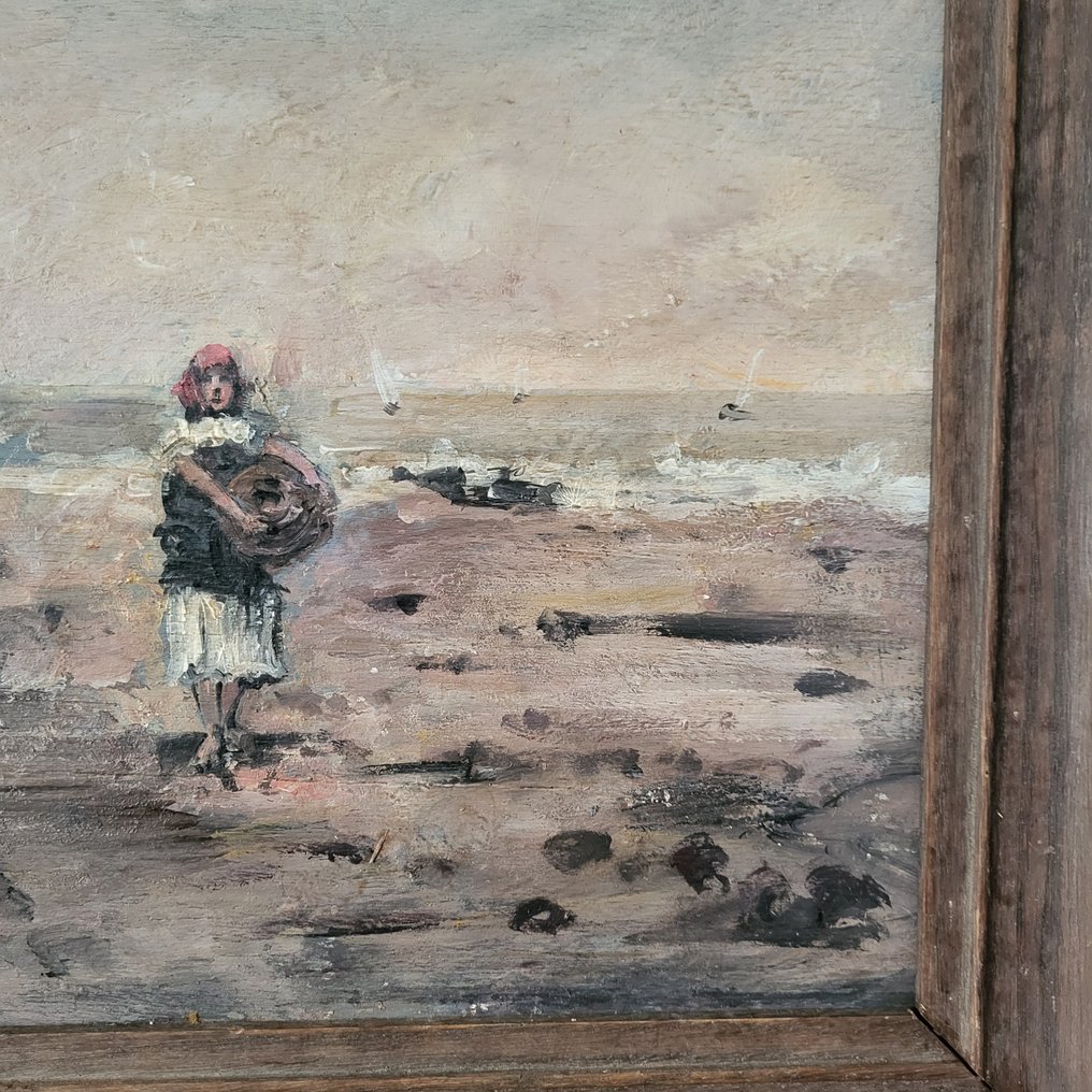 Alfred Casile (1848-1909) - Ramassage de coquillages #3.2