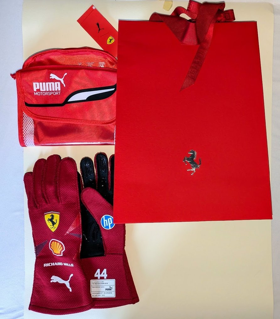 法拉利 - Las Vegas - 刘易斯·汉密尔顿 - 2025 - 仿制赛跑手套  #1.0