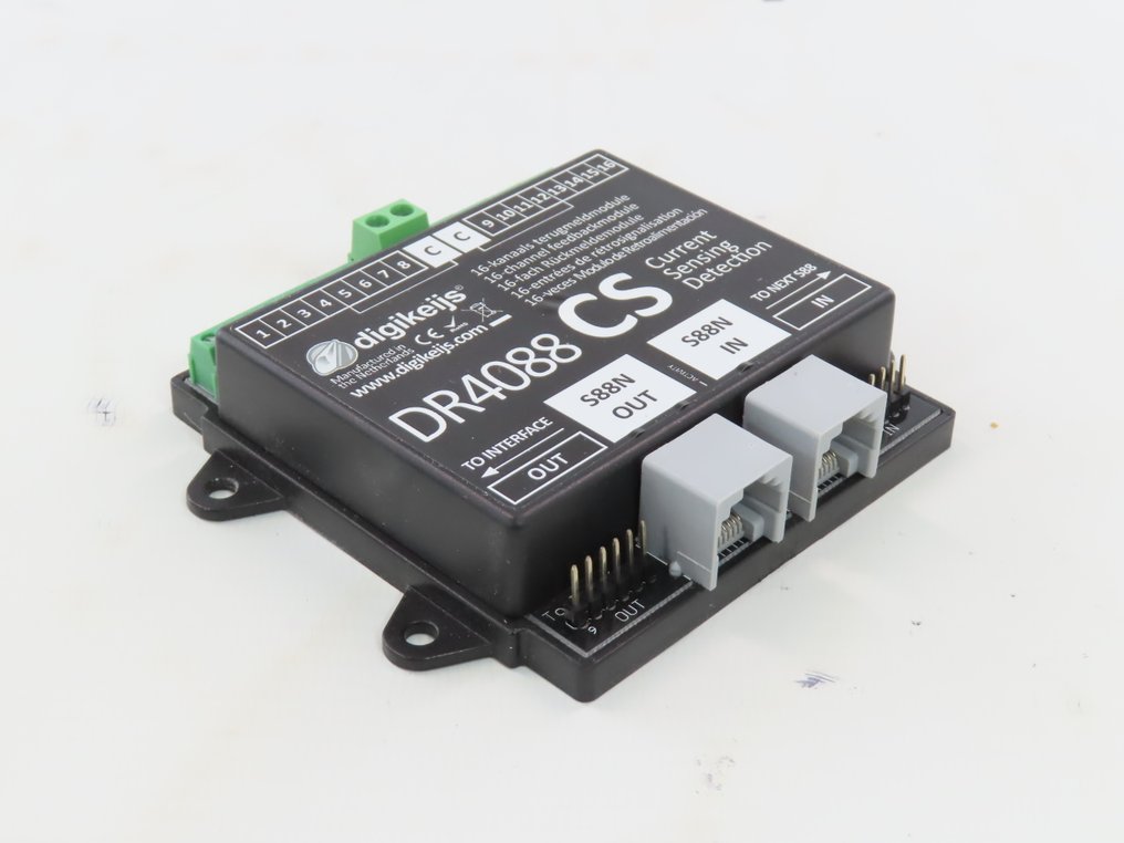 Digikeijs 0, H0, N, TT - DR4088LN CS/DR4088 CS - Ψηφιακή μονάδα ελέγχου (2) - 2x 16-κανάλ s88N CS terugmeldmodule #4.3