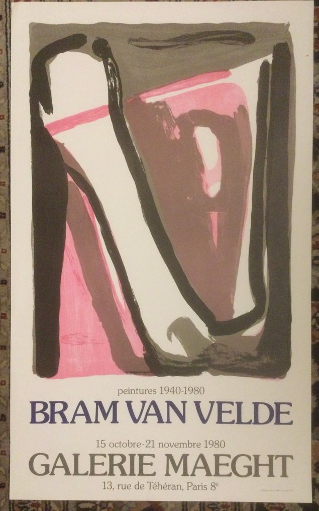 Bram van Velde - Mostra di Bram van Velde - Années 1980 #1.0