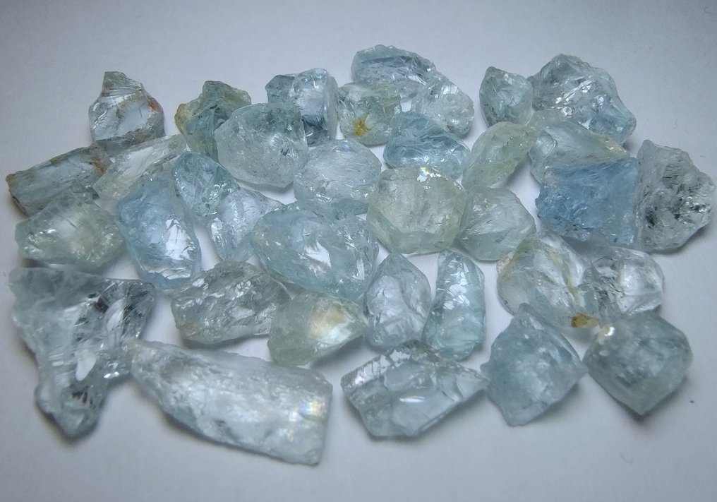 100 cts - Φυσικό Κρύσταλλο Ακουαμαρίνα - Τραχύς- 20 g #2.1