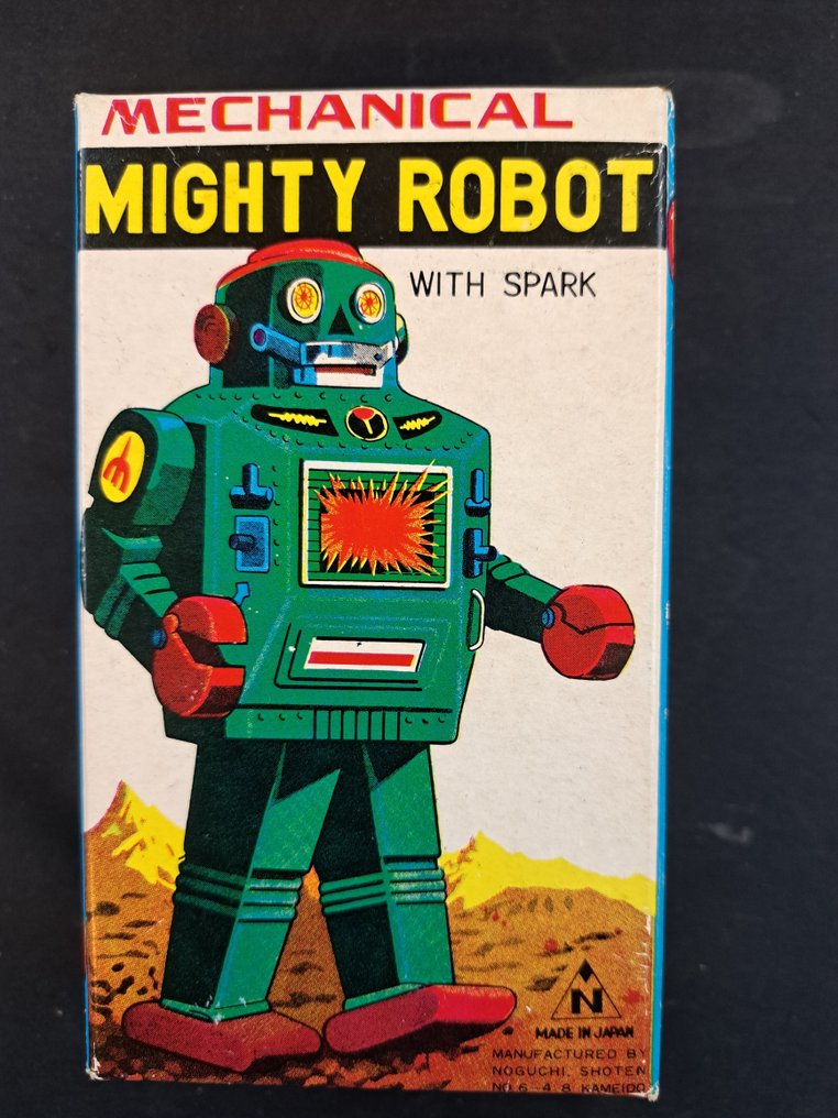Noguchi  - Παιχνίδι ρομπότ Mechanical Mighty Robot With Spark, Boxed - 1960-1970 - Ιαπωνία #3.2