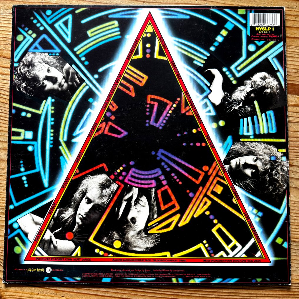 Def Leppard - Hysteria [first UK pressing] - LP - 1st Stereo pressing - 1987 #2.1