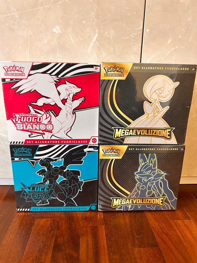 Pokémon - 4 Sealed box - Scarlet & Violet - megaevoluzione, Scarlet & Violet Base Set #1.0