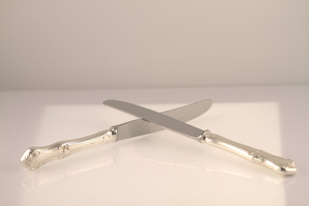 Guldsmedsaktiebolaget GAB - Τραπεζομάχαιρο (2) - MEMA - .830 silver #2.1