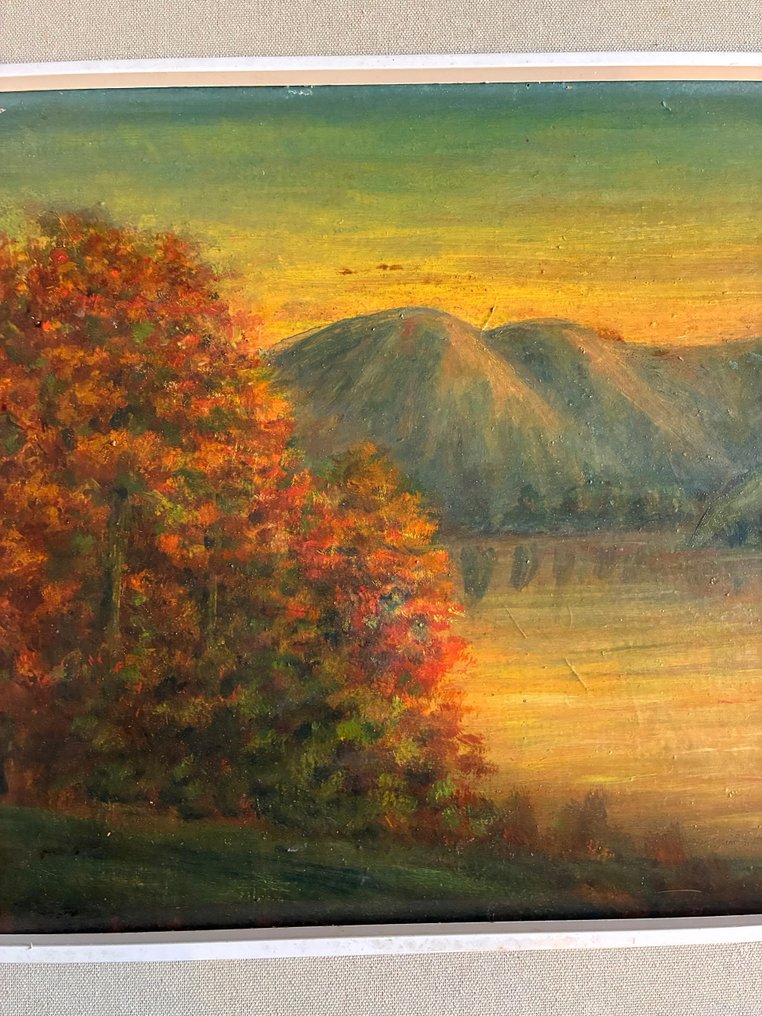 Ettore Quintavalla (1903-?) - Lago autunnale #1.0