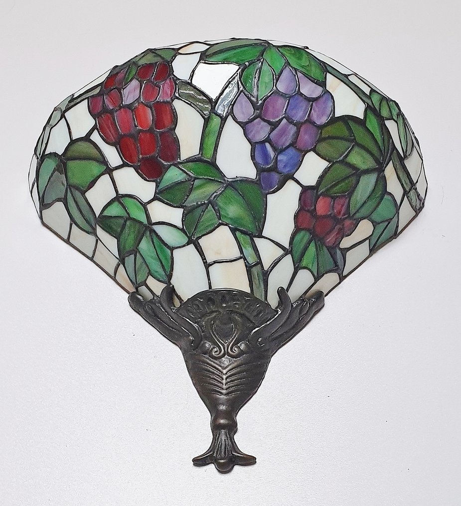 壁灯 - 彩色玻璃, 铸铁 - Tiffany #2.1