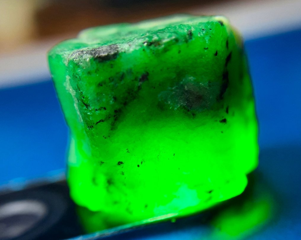 天然未处理的翡翠 - 17.3 克拉 - 粗糙的 - 大块- 3.46 g #2.1
