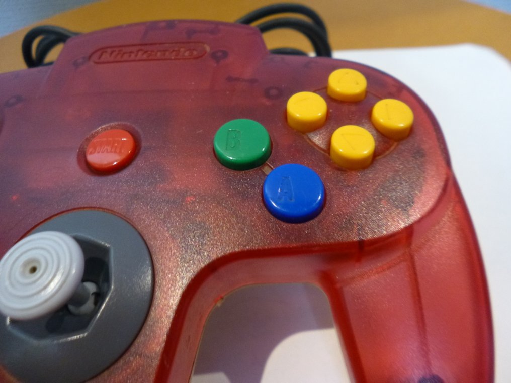 Nintendo - N64 - Nintendo 64 Controller Clear Red - Videospiel #2.1
