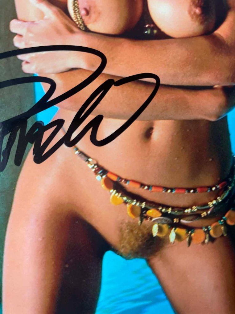 Pamela Anderson sexy autograph original - Playboy erotyk - 1990 #4.3