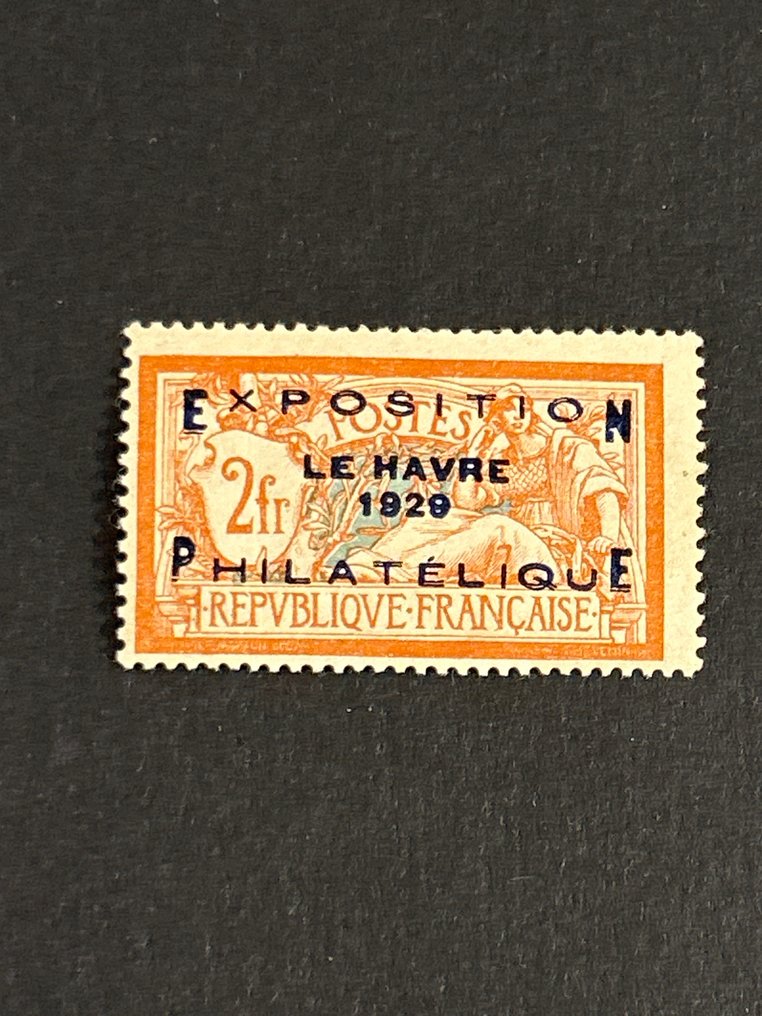 Frankrig 1929 - Meget smukt MNH-eksemplar CV2019: €1.600 signeret Miro - Yvert 257A #1.0