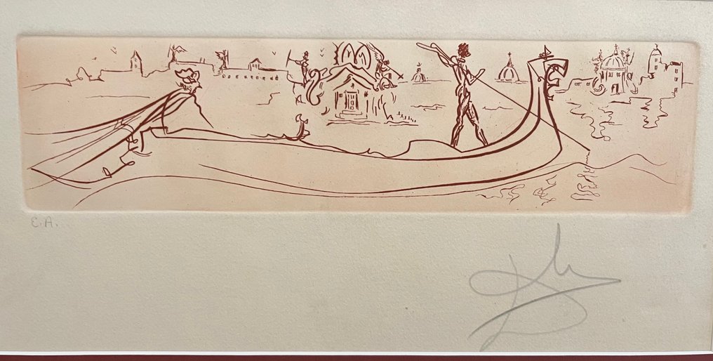 Salvador Dali (1904-1989) - Vision of Venice #4.3